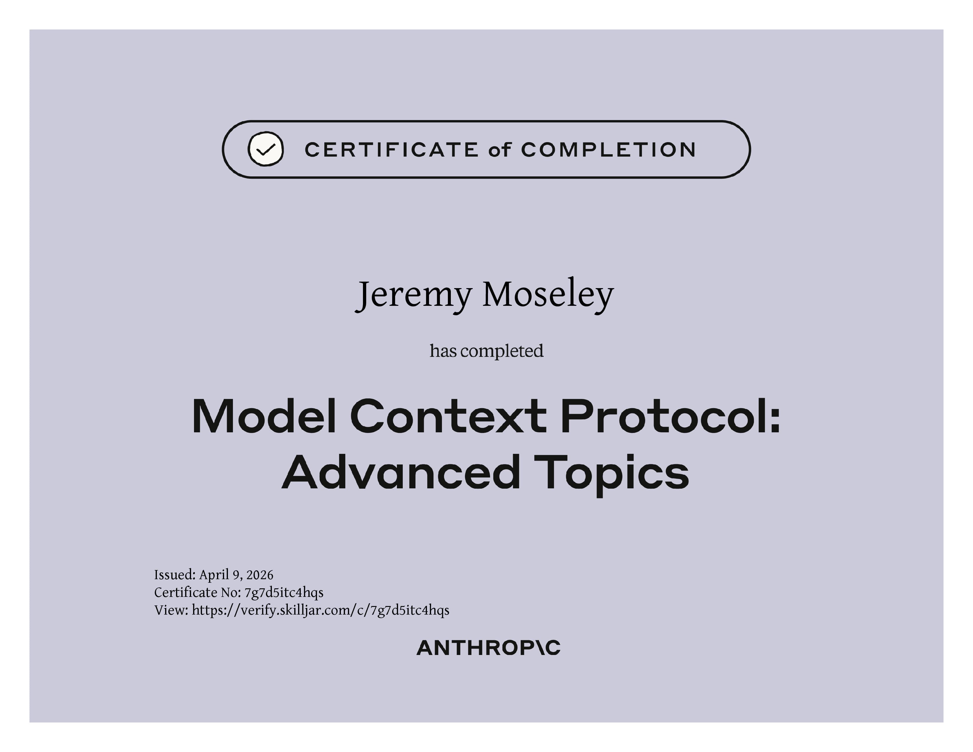 MCP: Advanced Topics