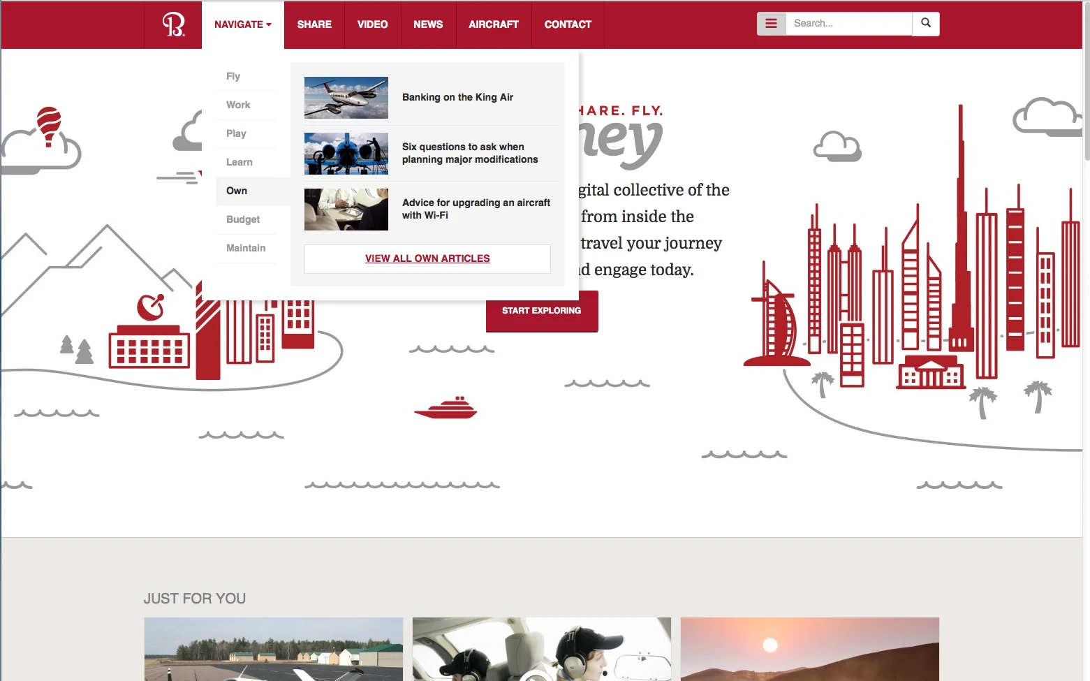 Hawker Beechcraft - Journey article detail